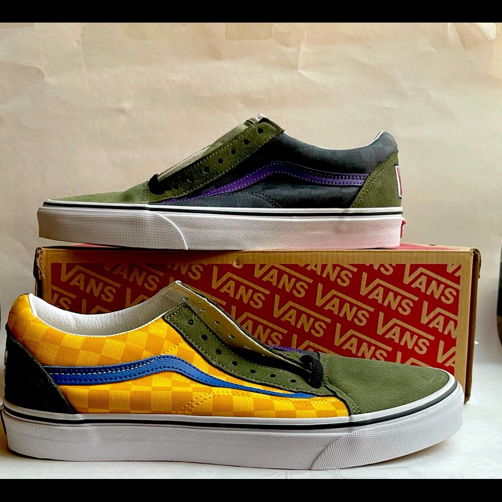 Vans Old Skool 'OTW Rally - Yellow Green' Checkered Multi/Green VN0A4BV5VZN
